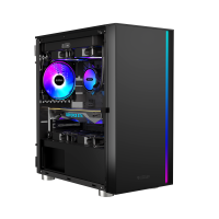 Корпус PCCooler LM300 ARGB Black
