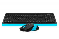 Клавиатура и мышь A4tech Fstyler F1010-Blue