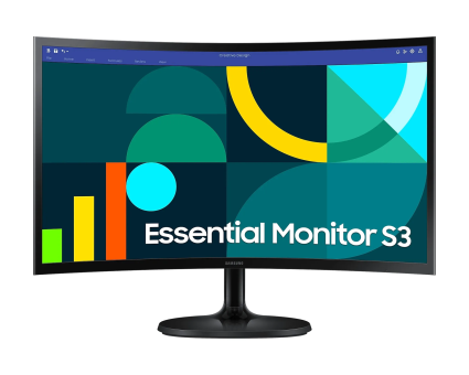 Монитор 24" Samsung Essential S3 LS24D360GAIXCI