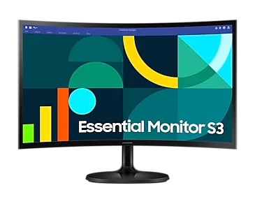 Монитор 24" Samsung Essential S3 LS24D364GAIXCI