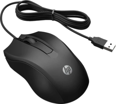 Мышь HP 100 Black (6VY96AA)