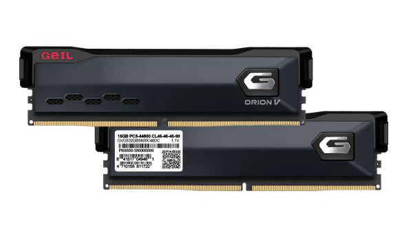 Оперативная память 32 Gb (2x16Gb) DDR5 6000MHz Geil Orion V Titanium Grey GVG532GB5200C34ADC