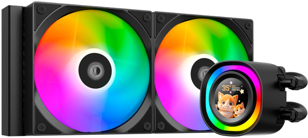 Система водяного охлаждения ID-Cooling FX240 LCD Система водяного охлаждения ID-Cooling FX240 LCD