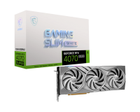 Видеокарта MSI GeForce RTX 4070 SUPER GAMING SLIM 12G (RTX 4070 SUPER 12G GAMING SLIM WHITE)