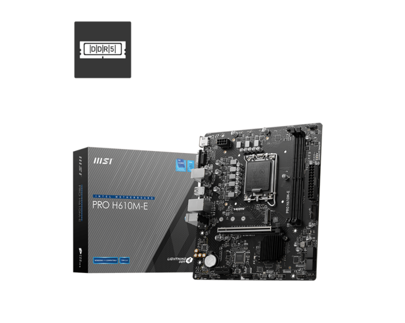 Материнская плата MSI Pro H610M-E