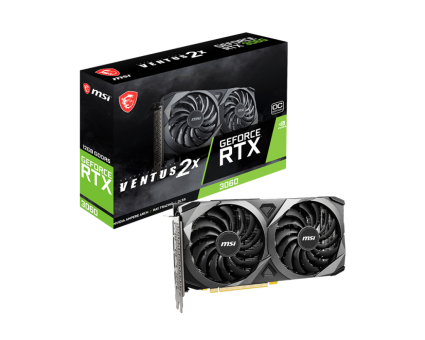 Видеокарта MSI GeForce RTX 3060  Ventus 2X 12G (RTX 3060 Ventus 2X 12G OC)