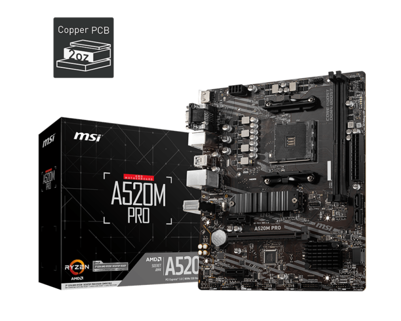 Материнская плата MSI A520M Pro