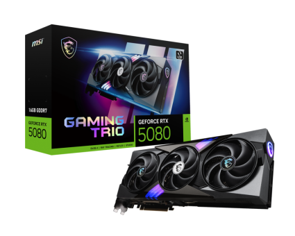 Видеокарта MSI RTX 5080 Gaming Trio 16G (RTX 5080 16G Gaming Trio)
