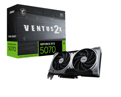 Видеокарта MSI GeForce RTX 5070 Ventus 2X OC 12G (RTX 5070 12G Ventus 2X OC)