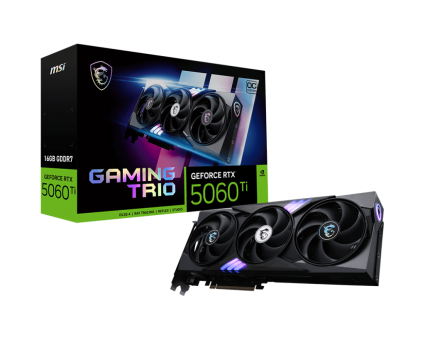 Видеокарта MSI GeForce RTX 5060 Ti Gaming Trio OC 16G (RTX 5060 Ti 16G Gaming Trio OC)