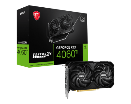 Видеокарта MSI GeForce RTX 4060 Ti Ventus 2X Black 16G (RTX 4060 Ti Ventus 2X Black 16G)