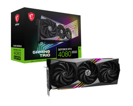 Видеокарта MSI GeForce RTX 4080 Super Gaming Trio 16G (RTX 4080 Super 16G Gaming Trio)