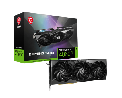 Видеокарта MSI GeForce RTX 4060 Ti Gaming Slim 16G (RTX 4060 Ti GAMING SLIM 16G)