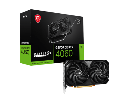 Видеокарта MSI GeForce RTX 4060 Ventus 2X 8G (RTX 4060 Ventus 2X Black 8G)