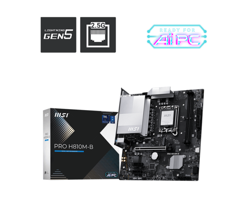 Материнская плата MSI Pro H810M-B
