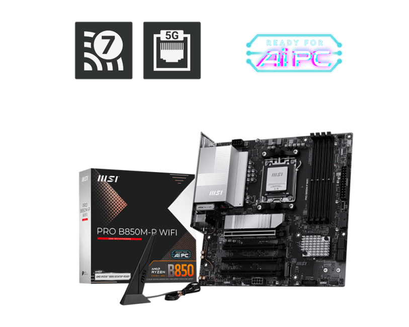 Материнская плата MSI Pro B850M-P WiFi