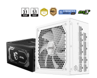 Блок питания MSI MAG A1000GL PCIE5 White 1000W