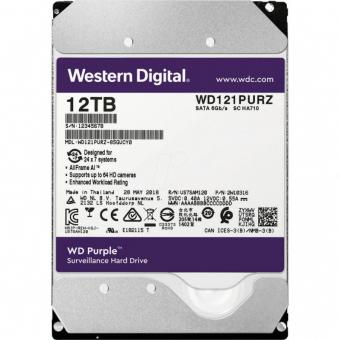 Жесткий диск HDD 12Tb Western Digital Purple WD121PURZ