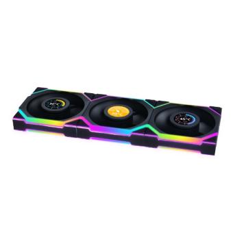 Вентилятор для корпуса Lian Li UNI FAN SL Wireless LCD Black (G99.12SLLCD1W3B.00)