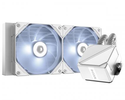 Система водяного охлаждения процессора ID-Cooling Dashflow 240 Basic White
