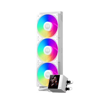 Водяное охлаждение PCCooler DC360 Pro ARGB Display White