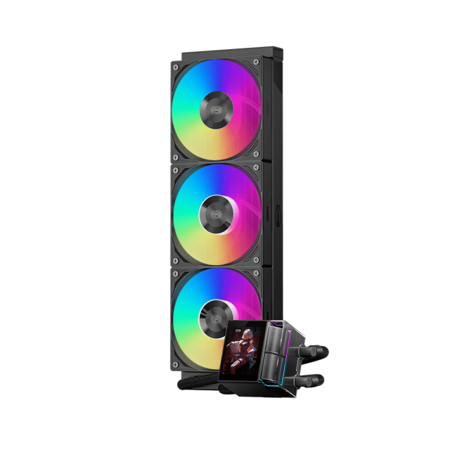 Водяное охлаждение PCCooler DS360 ARGB Display BK