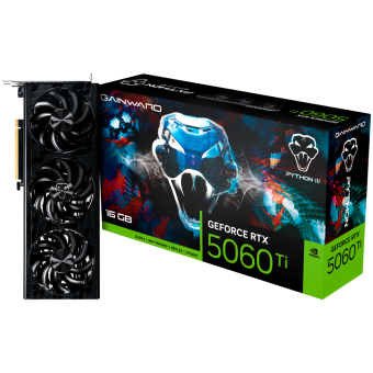 Видеокарта Gainward GeForce RTX 5060 Ti Python III OC 16Gb (NE7506T019T1-GB2061T)