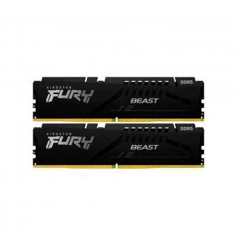 Оперативная память 32 Gb (2x16Gb) DDR5 6000MHz Kingston Fury Beast KF560C40BBAK2-32