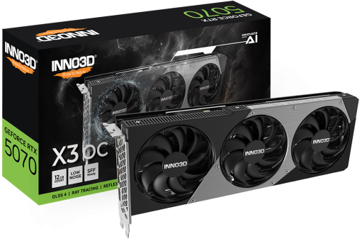 Видеокарта Inno3D RTX 5070 X3 OC 12G (N50703-12D7X-195064L)