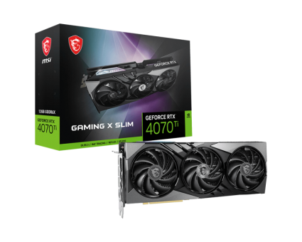 Видеокарта MSI GeForce RTX 4070 Ti Gaming X Slim 12G (RTX 4070 TI Gaming X Slim 12G)