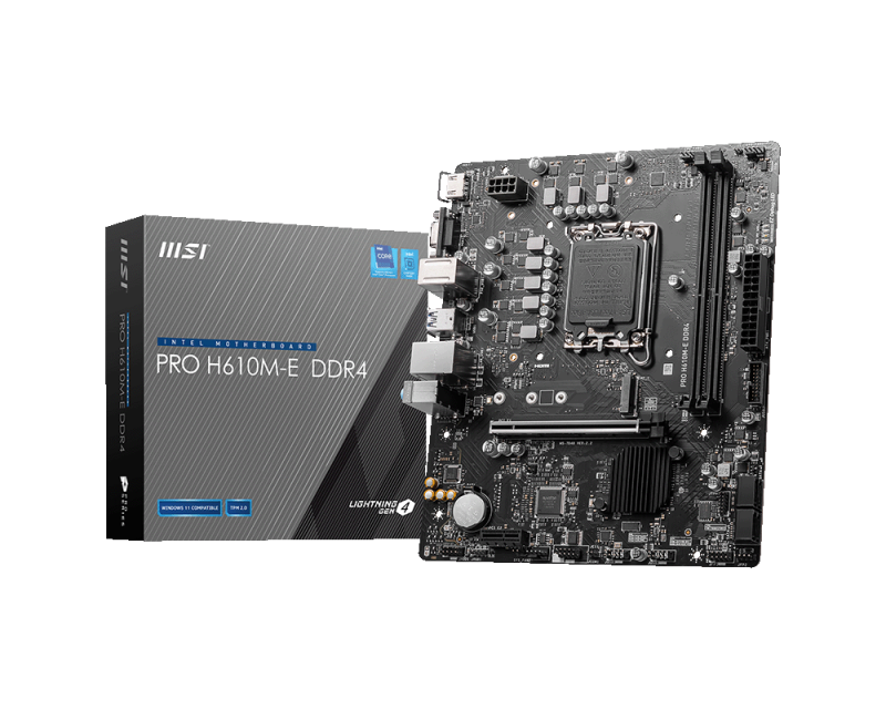 Материнская плата MSI Pro H610M-E DDR4