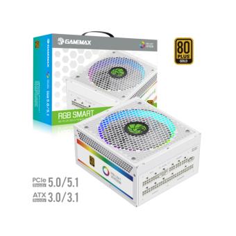 Блок питания Gamemax RGB-Smart 850 PRO WH 850W