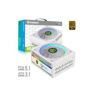 Блок питания Gamemax RGB-Smart 1050 PRO WH 1050W