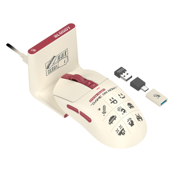 Мышь A4tech Bloody R72 Ultra Duo Pixels Red