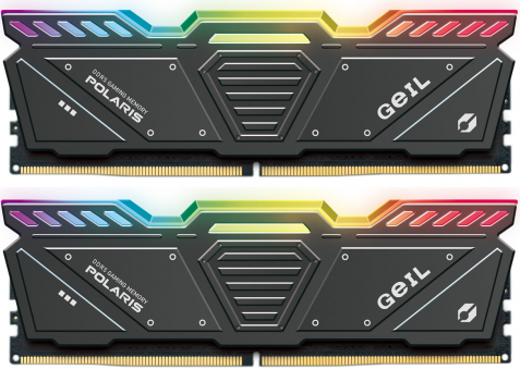 Оперативная память 32 Gb (2x16Gb) DDR5 5200MHz Geil Polaris RGB Grey GOSG532GB5200C42DC