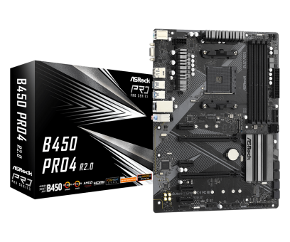 Материнская плата ASRock  B450 Pro4 R2.0