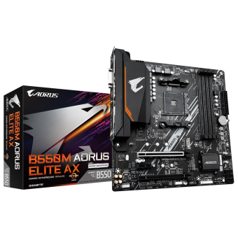 Материнская плата Gigabyte B550M Aorus Elite AX