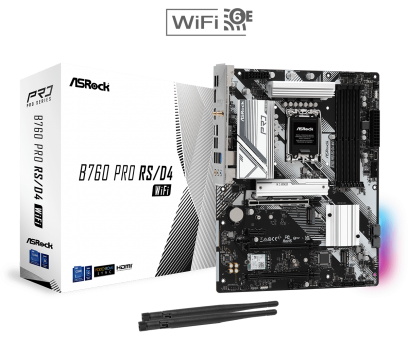 Материнская плата ASRock B760 Pro RS/D4 WiFi