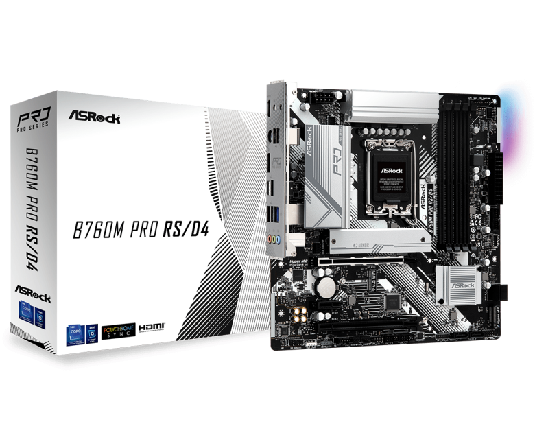 Материнская плата ASRock B760M Pro RS/D4