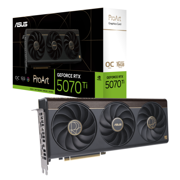 Видеокарта Asus GeForce RTX 5070 Ti ProArt OC 16G (Proart-RTX5070TI-O16G)
