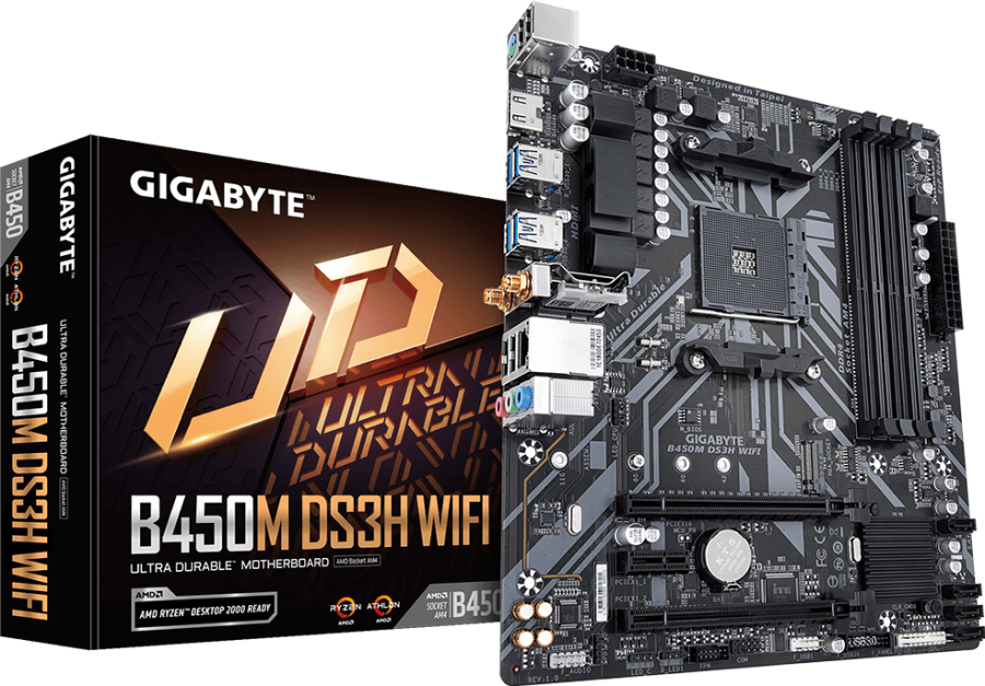 Материнская плата Gigabyte B450M DS3H WiFi