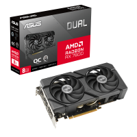 Видеокарта Asus AMD Radeon Dual RX 7600 EVO OC 8GB (Dual-RX7600-O8G-Evo)