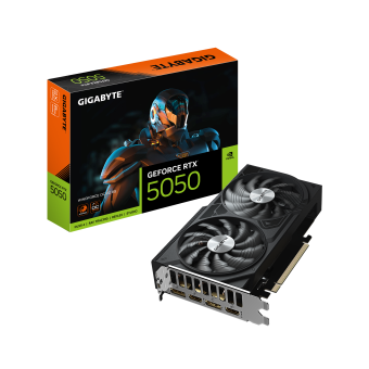 Видеокарта Gigabyte GeForce RTX 5050 WindForce OC V2 8GB (GV-N5050WF2OCV2-8GD)