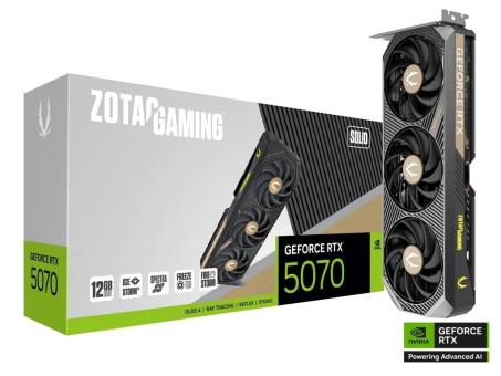 Видеокарта Zotac GeForce RTX 5070 Solid 12GB (ZT-B50700D-10P)