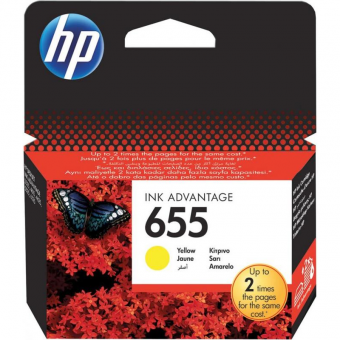 Картридж HP CZ112AE (655) Yellow