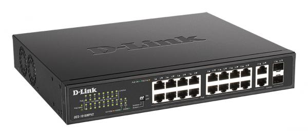 Коммутатор D-Link PoE DES-1018MPV2/A1A