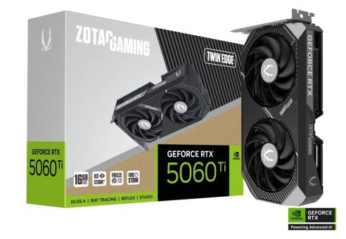 Видеокарта Zotac GeForce RTX 5060 Ti Twin Edge 16GB (ZT-B50620E-10M)