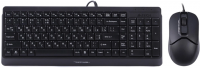 Клавиатура и мышь A4tech Fstyler F1512S-Black