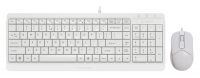Клавиатура и мышь A4tech Fstyler F1512S-White