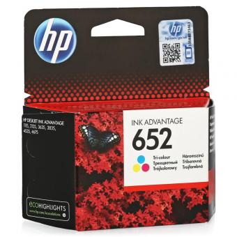 Картридж HP F6V24AE (652) Tri-color